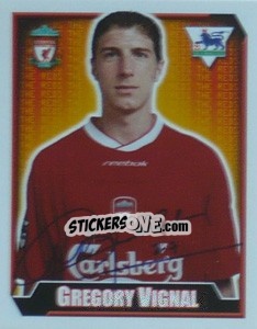 Sticker Gregory Vignal - Premier League Inglese 2002-2003 - Merlin