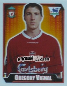 Figurina Gregory Vignal - Premier League Inglese 2002-2003 - Merlin