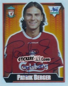 Cromo Patrik Berger - Premier League Inglese 2002-2003 n. 313 - Merlin