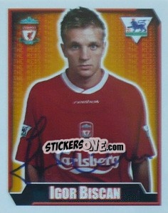 Figurina Igor Biscan - Premier League Inglese 2002-2003 - Merlin