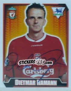 Figurina Dietmar Hamann - Premier League Inglese 2002-2003 - Merlin