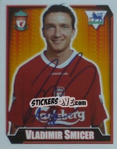 Sticker Vladimir Smicer - Premier League Inglese 2002-2003 - Merlin