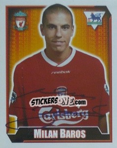 Sticker Milan Baros - Premier League Inglese 2002-2003 n. 323 - Merlin