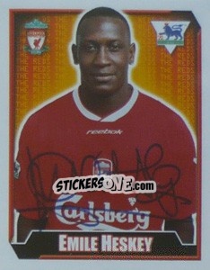 Sticker Emile Heskey - Premier League Inglese 2002-2003 n. 325 - Merlin