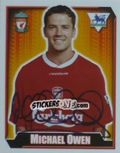 Sticker Michael Owen - Premier League Inglese 2002-2003 n. 326 - Merlin