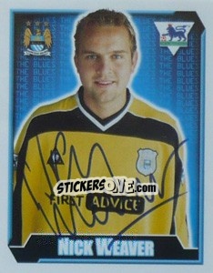 Sticker Nicky Weaver - Premier League Inglese 2002-2003 n. 332 - Merlin