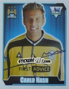 Sticker Carlo Nash - Premier League Inglese 2002-2003 n. 333 - Merlin