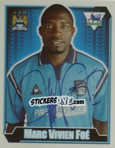 Sticker Marc Vivien Foe - Premier League Inglese 2002-2003 n. 344 - Merlin