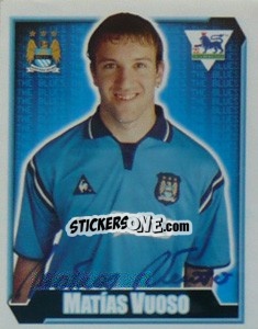 Figurina Matias Vuoso - Premier League Inglese 2002-2003 - Merlin