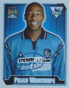 Sticker Paulo Wanchope - Premier League Inglese 2002-2003 - Merlin