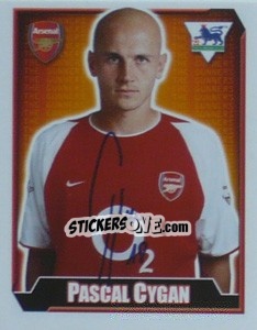 Sticker Pascal Cygan - Premier League Inglese 2002-2003 n. 11 - Merlin
