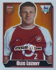 Sticker Oleg Luzhny - Premier League Inglese 2002-2003 - Merlin