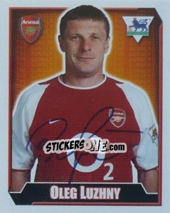 Figurina Oleg Luzhny - Premier League Inglese 2002-2003 - Merlin