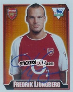 Sticker Fredrik Ljungberg - Premier League Inglese 2002-2003 n. 18 - Merlin