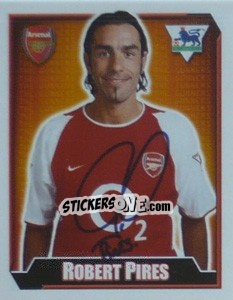 Sticker Robert Pires - Premier League Inglese 2002-2003 n. 21 - Merlin