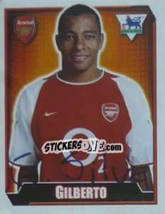 Sticker Gilberto - Premier League Inglese 2002-2003 n. 22 - Merlin