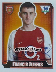Sticker Francis Jeffers - Premier League Inglese 2002-2003 n. 28 - Merlin