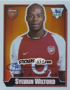 Sticker Sylvain Wiltord - Premier League Inglese 2002-2003 n. 30 - Merlin