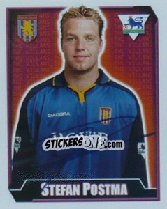 Figurina Stefan Postma - Premier League Inglese 2002-2003 - Merlin