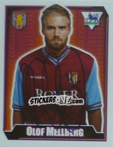 Sticker Olof Mellberg - Premier League Inglese 2002-2003 n. 39 - Merlin