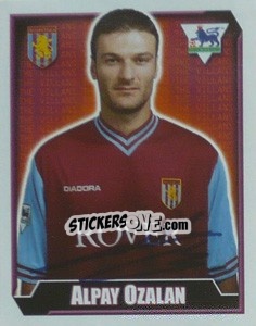 Figurina Alpay Ozalan - Premier League Inglese 2002-2003 - Merlin