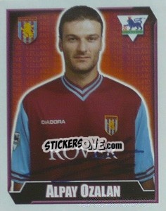 Sticker Alpay Ozalan - Premier League Inglese 2002-2003 n. 40 - Merlin