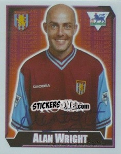 Figurina Alan Wright - Premier League Inglese 2002-2003 - Merlin