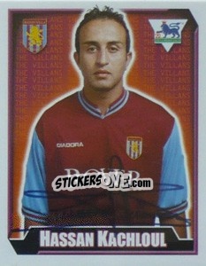 Figurina Hassan Kachloul - Premier League Inglese 2002-2003 - Merlin