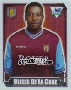 Sticker Ulises De La Cruz - Premier League Inglese 2002-2003 - Merlin