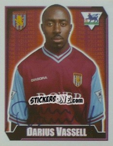 Sticker Darius Vassell - Premier League Inglese 2002-2003 n. 58 - Merlin