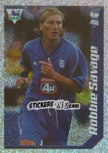 Figurina Robbie Savage (Star Player) - Premier League Inglese 2002-2003 - Merlin