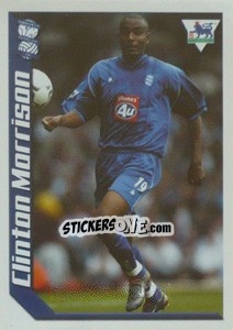 Sticker Clinton Morrison (Star Player) - Premier League Inglese 2002-2003 n. 62 - Merlin