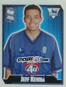 Sticker Jeff Kenna - Premier League Inglese 2002-2003 - Merlin