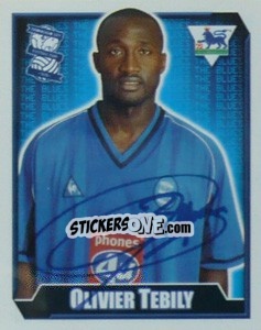 Sticker Olivier Tebily - Premier League Inglese 2002-2003 n. 70 - Merlin