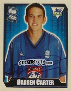 Sticker Darren Carter - Premier League Inglese 2002-2003 - Merlin