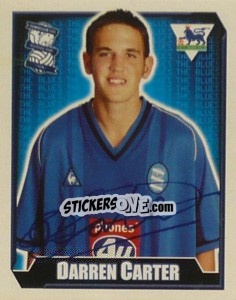 Figurina Darren Carter - Premier League Inglese 2002-2003 - Merlin