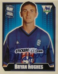 Sticker Bryan Hughes - Premier League Inglese 2002-2003 - Merlin