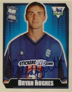 Figurina Bryan Hughes - Premier League Inglese 2002-2003 - Merlin