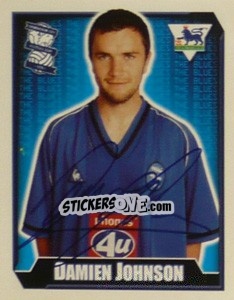 Sticker Damien Johnson - Premier League Inglese 2002-2003 - Merlin