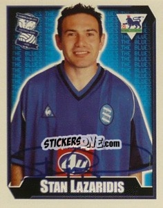 Cromo Stan Lazaridis - Premier League Inglese 2002-2003 - Merlin