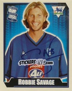 Sticker Robbie Savage - Premier League Inglese 2002-2003 n. 79 - Merlin