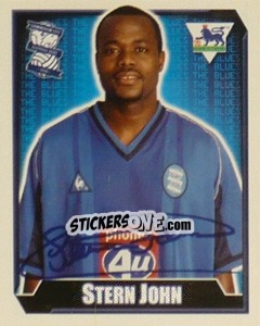 Sticker Stern John - Premier League Inglese 2002-2003 - Merlin