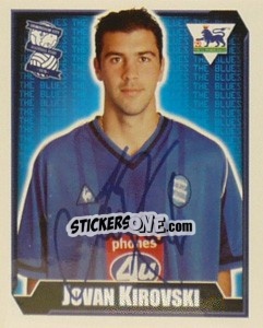 Sticker Jovan Kirovski - Premier League Inglese 2002-2003 - Merlin