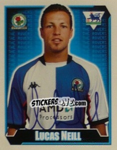 Cromo Lucas Neill - Premier League Inglese 2002-2003 - Merlin