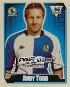 Sticker Andy Todd - Premier League Inglese 2002-2003 - Merlin
