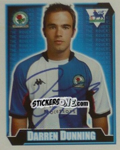 Cromo Darren Dunning - Premier League Inglese 2002-2003 n. 105 - Merlin