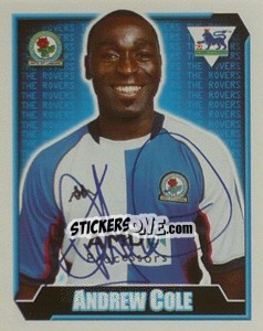 Sticker Andrew Cole - Premier League Inglese 2002-2003 n. 111 - Merlin