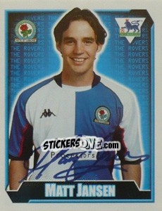 Sticker Matt Jansen - Premier League Inglese 2002-2003 - Merlin