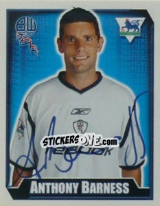 Sticker Anthony Barness - Premier League Inglese 2002-2003 n. 121 - Merlin