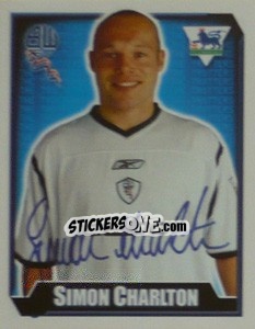 Sticker Simon Charlton - Premier League Inglese 2002-2003 - Merlin
